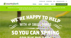 Desktop Screenshot of countrybank.com