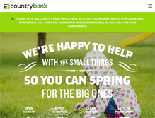 Tablet Screenshot of countrybank.com